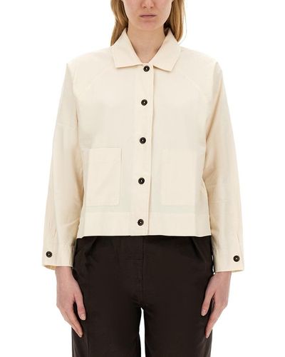Margaret Howell Cropped Shirt - White