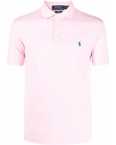 Polo Ralph Lauren Cotton Blend Polo Shirt - Pink