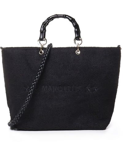 Marc Ellis Bamboo Bear Handbag - Black