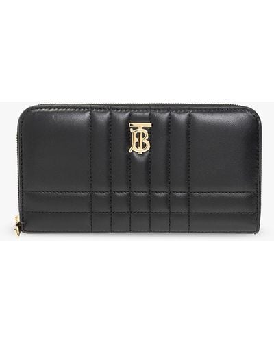 Burberry Quilted Wallet - Black