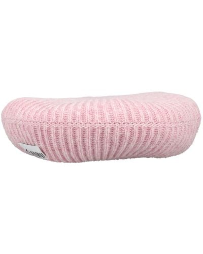 Ganni Wool Beret - Pink