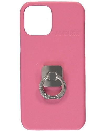 Ambush Logo Detail Iphone 12/12Pro Case - Pink