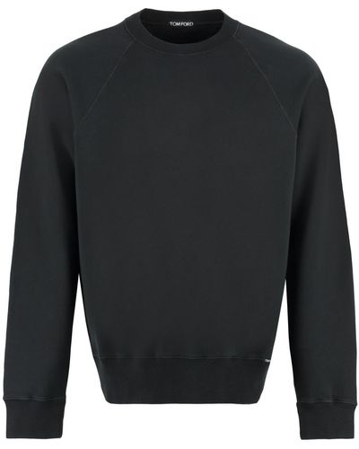 Tom Ford Cotton Crew-neck Sweatshirt - Black