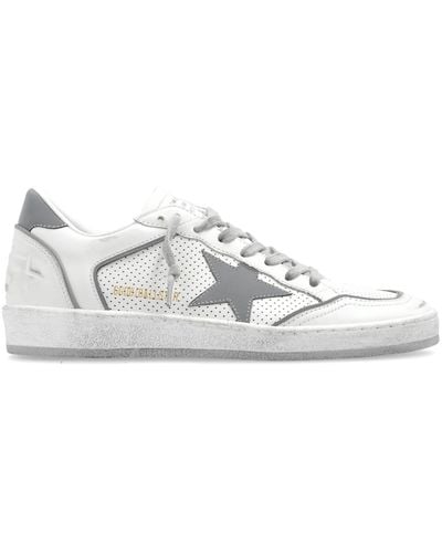 Golden Goose Ball Star Double Quarter Trainers - White