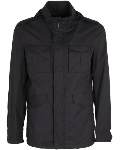 Herno Field Jacket In Light - Black