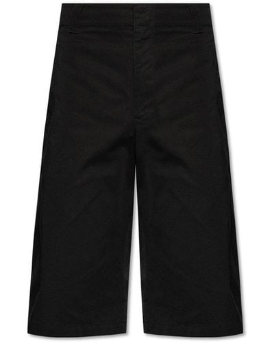 Lemaire Cotton Shorts - Black