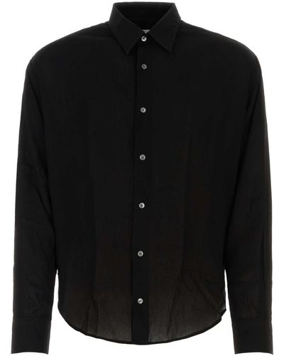 Ami Paris Viscose Shirt - Black