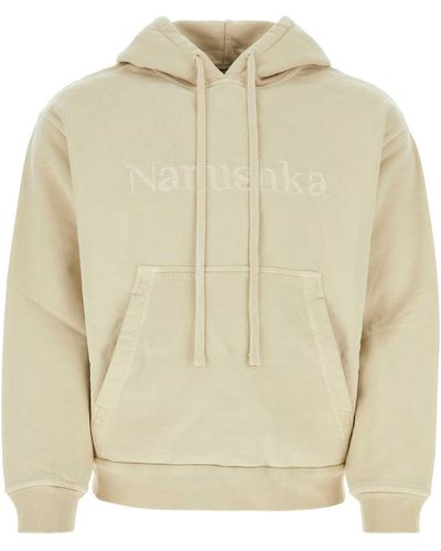 Nanushka Sand Cotton Sweatshirt - Natural