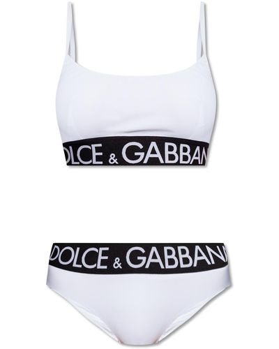 Dolce & Gabbana Dolce & Gabbana Two-Piece Swimsuit - White