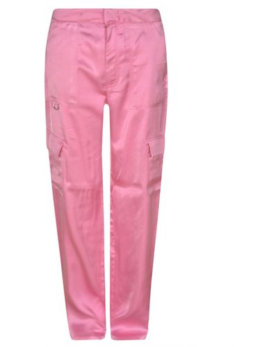 Chiara Ferragni Cargo Straight Pants - Pink