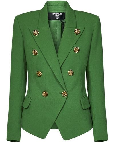 Balmain Paris Blazer - Green