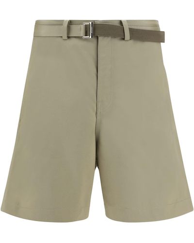 Sacai Bermuda Shorts - Green