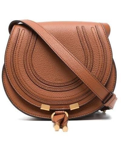 Chloé Small Saddle Bag - Brown