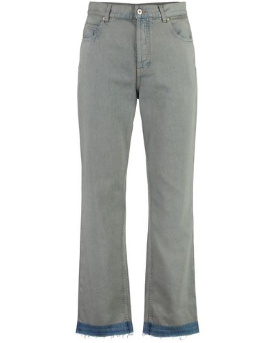 Loewe 5-Pocket Straight-Leg Jeans - Grey