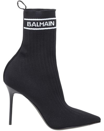 Balmain Ankle Boots Colour Black