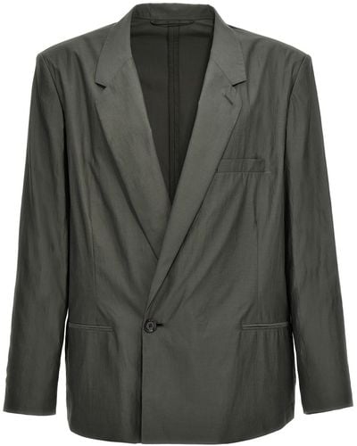 Lemaire Double-Breasted Jacket - Green