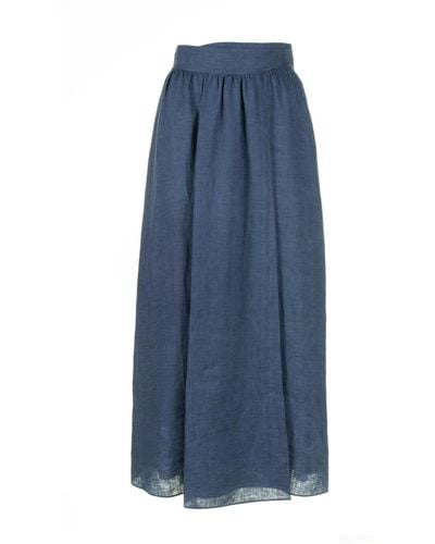 Loro Piana Leah Skirt - Blue