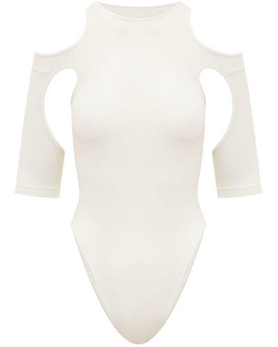 ANDREADAMO Sculpting Bodysuit - White