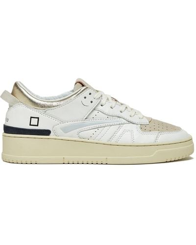 Date Torneo Leather Trainer - White