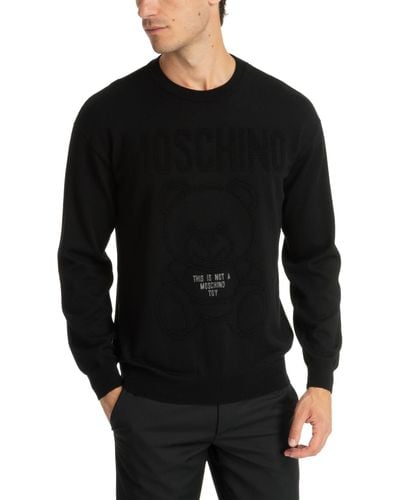 Moschino Teddy Bear Sweater - Black