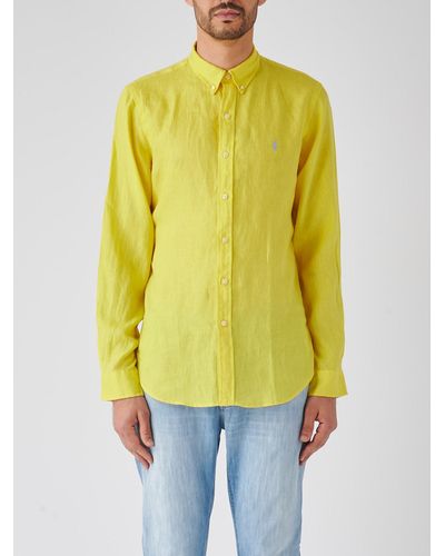 Polo Ralph Lauren Long Sleeve Sport Shirt Shirt - Yellow