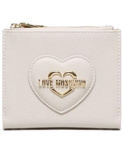 Love Moschino Wallet With Print - White