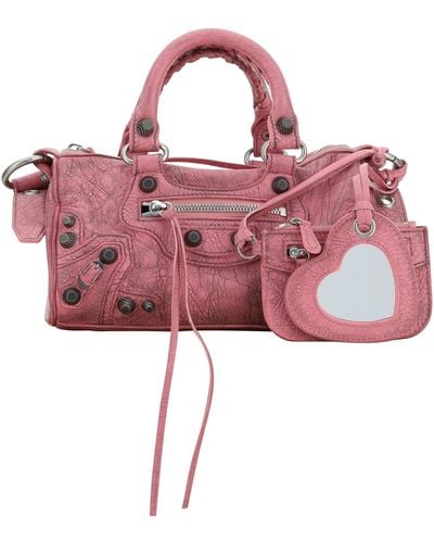 Balenciaga Le Cagole Mini Shoulder Bag - Pink