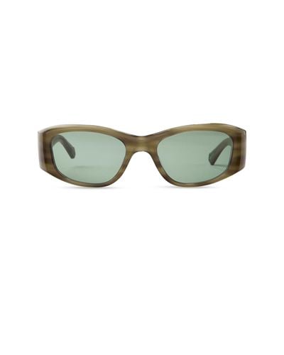 Mr. Leight Aloha Doc S Macadamia-Antique Sunglasses - Green