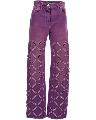 Versace Medusa Jeans - Purple