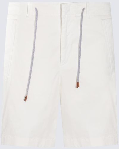 Eleventy Cotton Shorts - White