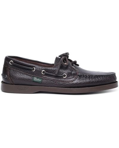 Paraboot 'Barth' Leather Loafers - Black