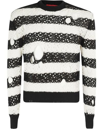 Liberal Youth Ministry Loose Knit Stripes - Black