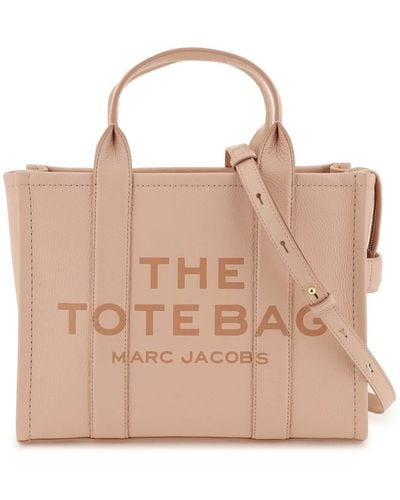 Marc Jacobs 'the Leather Small Tote Bag' - Natural