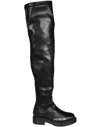 Love Moschino Over-The-Knee Boots - Black