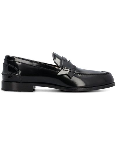 Christian Louboutin Timeless Penny Loafers - Black