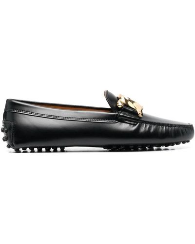 Tod's Kate Gommino Loafers - Black