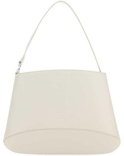 Low Classic Ivory Leather Handbag - White