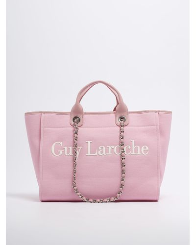 Guy Laroche Corinne Large Shopping Bag - Pink
