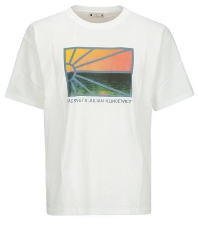 Rassvet (PACCBET) Sunset Logo Tee Shirt Knit - White