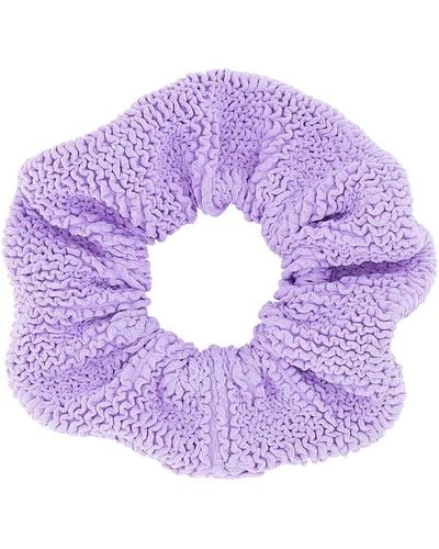 Hunza G Fabric Scrunchie - Purple