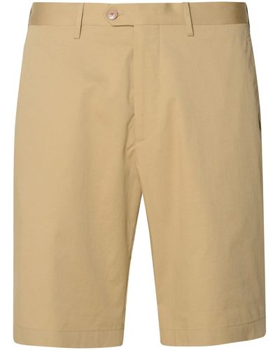 Etro Cotton Bermuda Shorts - Natural