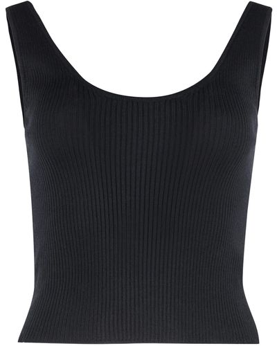 Roberto Collina Knitted Top - Black