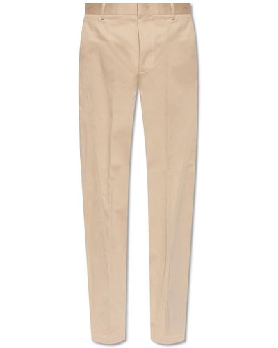 Lanvin Straight Concealed Trousers - Natural