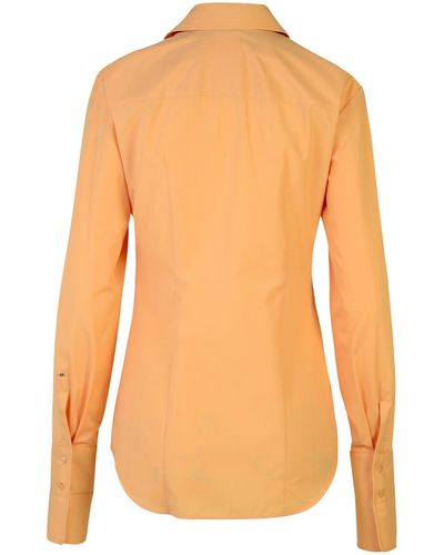 Sportmax Oste Cotton Shirt - Orange