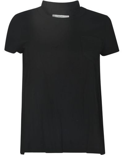 Sacai Chest Pocket T-Shirt - Black