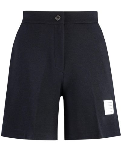 Thom Browne Wool Shorts - Blue