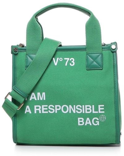 V73 Responsibility Tote Bag - Green