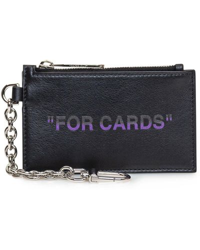 Off-White c/o Virgil Abloh Quote Card Case - Grey
