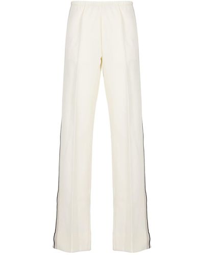 Palm Angels Cotton Trousers - White