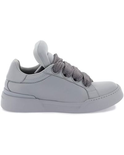 Dolce & Gabbana Mega Skate Sneakers - Gray